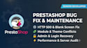 fix module issues, and optimize store, prestashop expert
