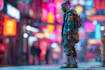 create sci fi, cyberpunk, and cinematic ambient background music