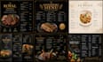 design luxury restaurant menus