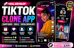 develop tiktok clone app, short video app, reels app, social media app