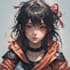anime character an illustration and anime character
