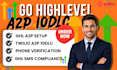 setup ghl a2p phone verification and SMS compliance