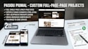 design and code a responsive portfolio website