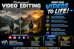 video editing and video making
