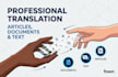 translate articles documents and written text