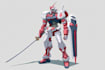 create a gundam robot art and illustration