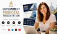 design government proposal presentation, tender PPT, public sector slides