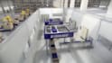 create 3d industrial packaging line process machine automation manufacturing