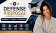 defense proposal presentation capablity statement government contract powerpoint