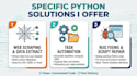 write custom python scripts, task automation, and fix bugs