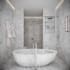 create photorealistic bathroom and spa interior renders