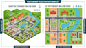 design a custom isometric map and 2d map illustration