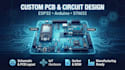 design custom esp32, arduino, and stm32 pcb circuits