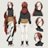 create an anime character sheet