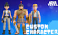 create low poly character modeling, rigging, and game assets