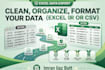 expert excel data cleaning, formulas, lookups,and data entry