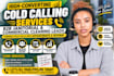 janitorial cold calling, lead generation, appointment setting and cold calling