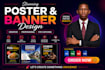 design eye catching posters and banners