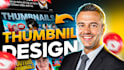design high CTR youtube thumbnails