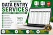 do accurate data entry, web research, copy paste and excel do professional data