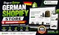 design or redesign professional german shopify store and dropshipping store