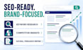write engaging website content in english or french
