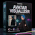 create 2d character music visualizer, animated walk cycle