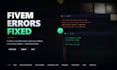 fix your fivem script errors and server crashes fast
