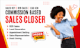 commission based sales closer sales representative b2b sales salesperson