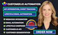 setup customerio api webhook integration event tracking lifecycle automation