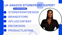 amazon storefront design, brand store, listing images, ebc, aplus content expert