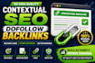 create high quality contextual seo dofollow backlinks