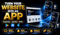 convert website to app or app to website professionally