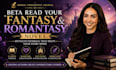 be romance book beta reader, memoir, ebook beta reader with detailed feedback