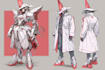 do mecha robot gundam illustrations