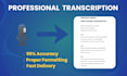 accurately transcribe audio and video to text