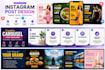 engaging instagram posts and carousel posts in canva