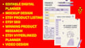 design etsy digital planner etsy digital product hyperlinked planner etsy banner