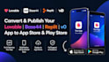 convert publish lovable ai base44 replit v0 app vormac to app store play store