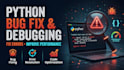 fix python bugs and debug scripts