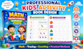 design number tracing math worksheets for kindergarten