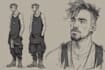 sketch any character in any way