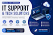 provide IT support help desk and online technical help services
