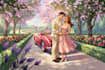make romantic disney style couple portrait