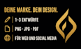 social media logo designer