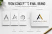design a professional minimalist logo for your brand