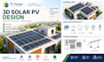 design 2d and 3d solar pv layout