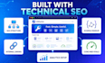 develop a custom online tools website with technical SEO