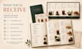 design a premium cafe and restaurant menu