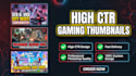 design high CTR gta 6 youtube thumbnails